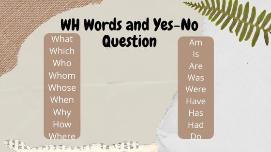 WH Words in Hindi