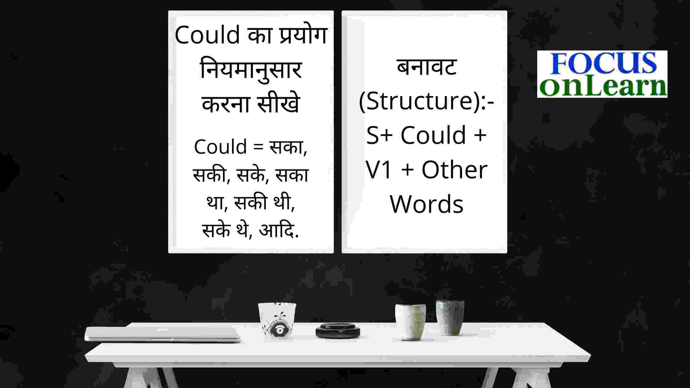 use of could in hindi
