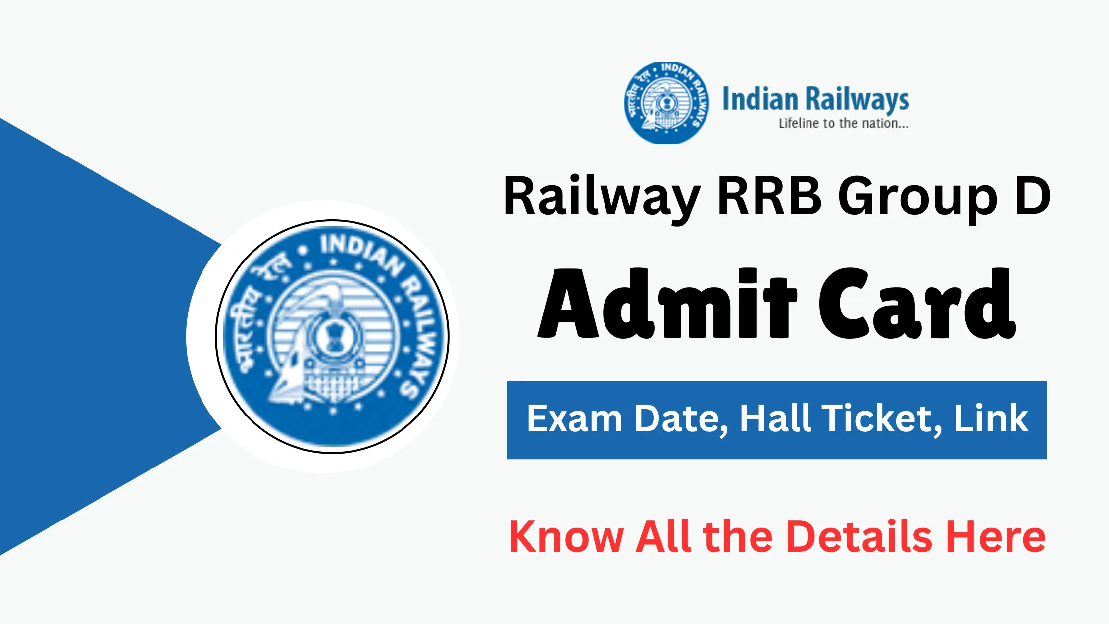 Railway RRB Group D Admit Card