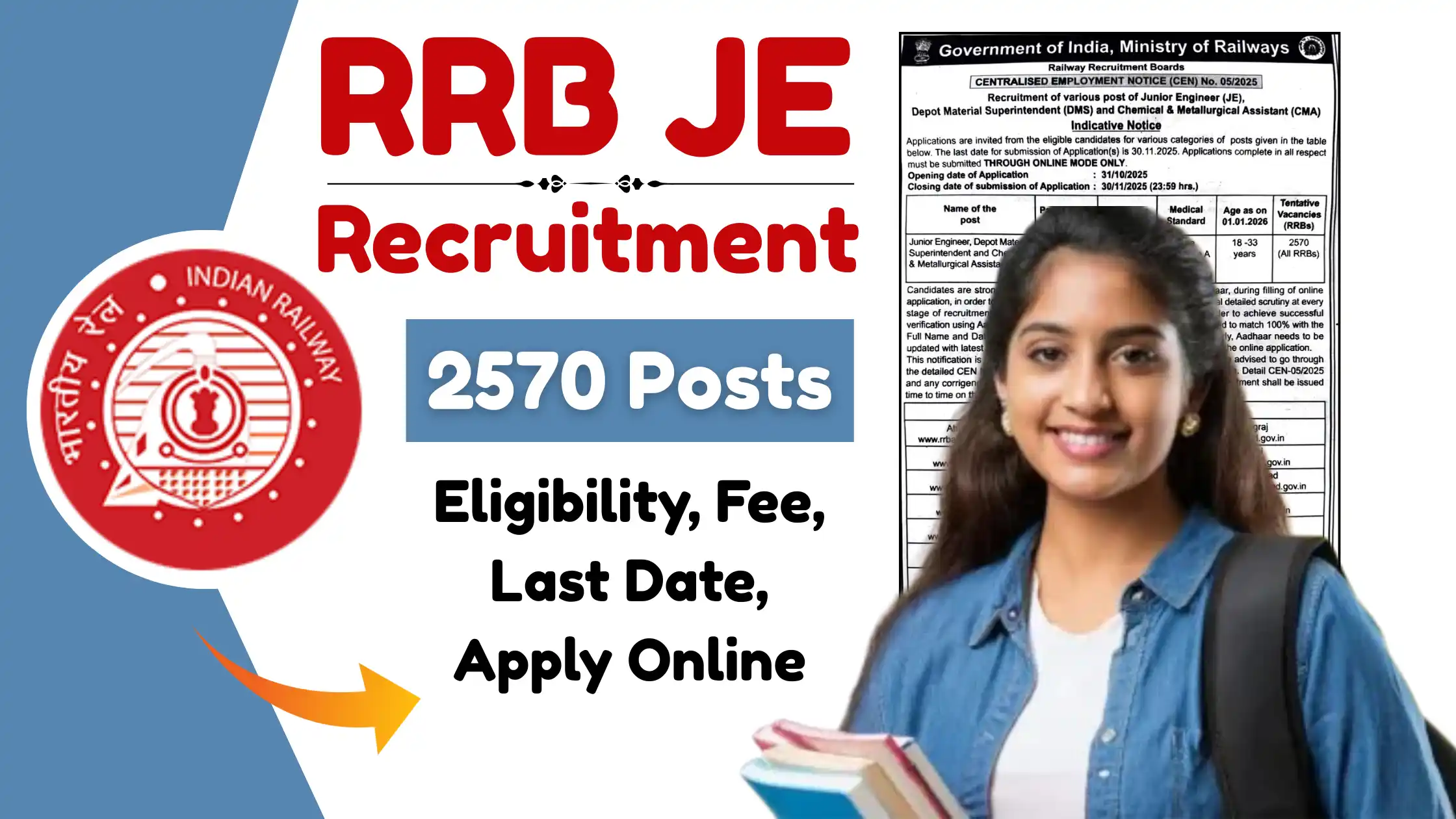 RRB JE Recruitment